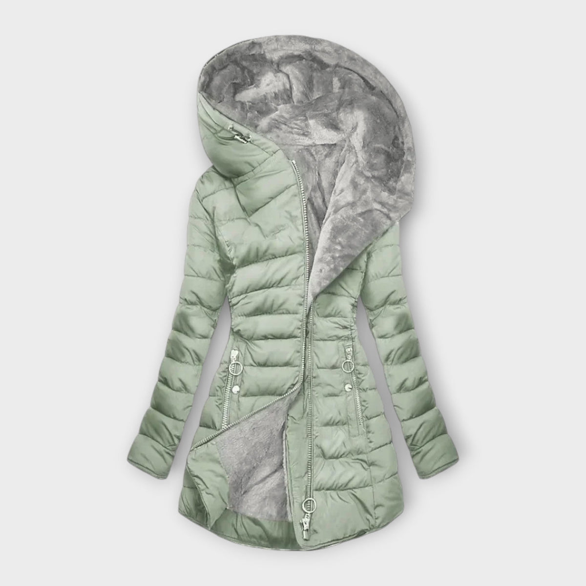 ELVIRA™ | ABRIGO ELEGANTE CON CAPUCHA OVERSIZE