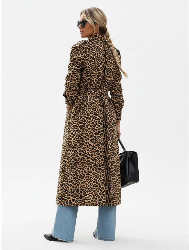 ABRIGO MIDI LEOPARDO